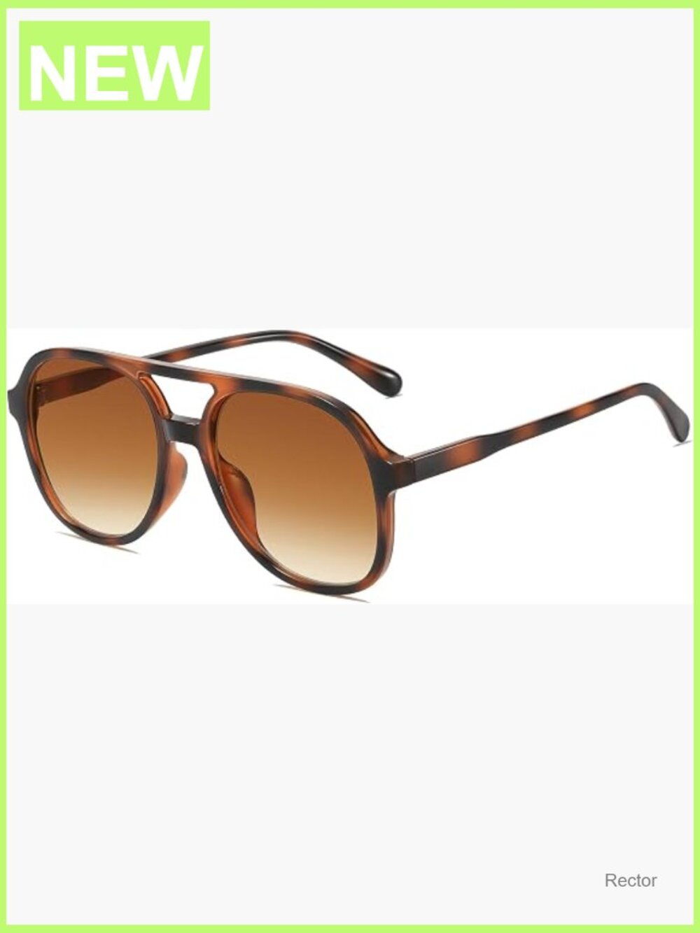 Retro Aviator Sunglasses Square UV400 Protection Lightweight Durable Classic